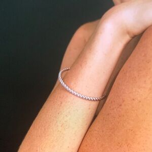 Twisted Silver Women's Bracelet